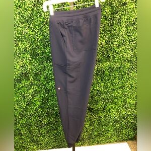 New White Cross Mens Navy Blue Jogger Style Jogger Scrub Pants Size L